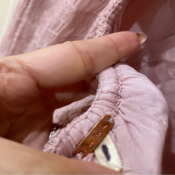 NWOT Free People Coastal Treasures Maxi Dress crochet size Medium - Picture 9 of 10